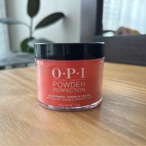 OPI She’s a Bad Muffuletta Dipping Powder Coral Pink Red